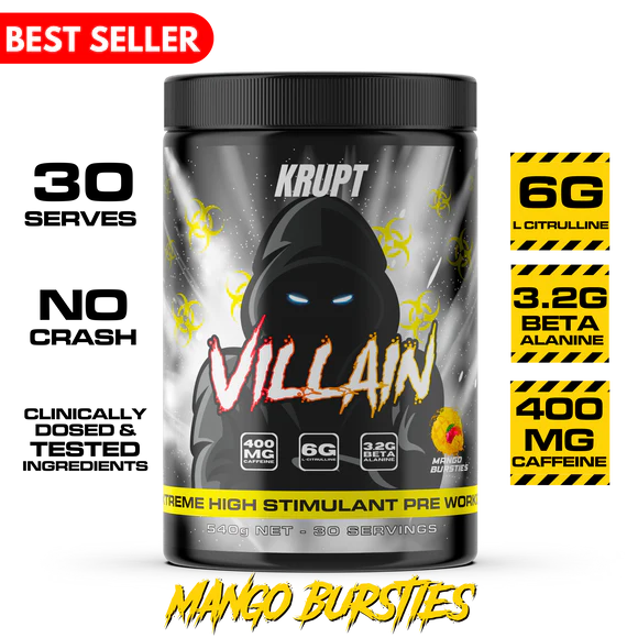 Villain Pre Workout by Krupt Supps