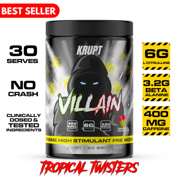 Villain Pre Workout by Krupt Supps