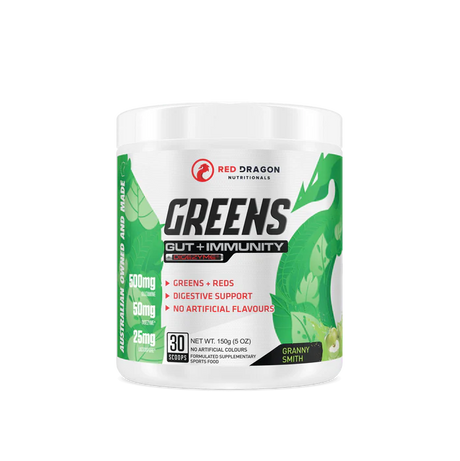 Greens Gut + Immunity by Red Dragon Nutritionals