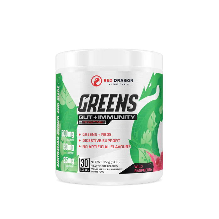 Greens Gut + Immunity by Red Dragon Nutritionals