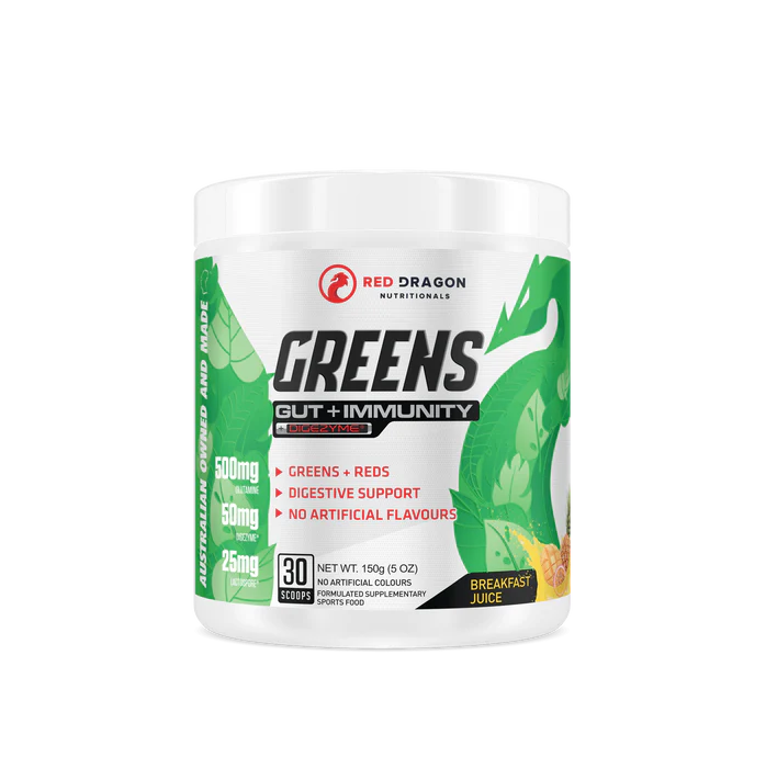 Greens Gut + Immunity by Red Dragon Nutritionals